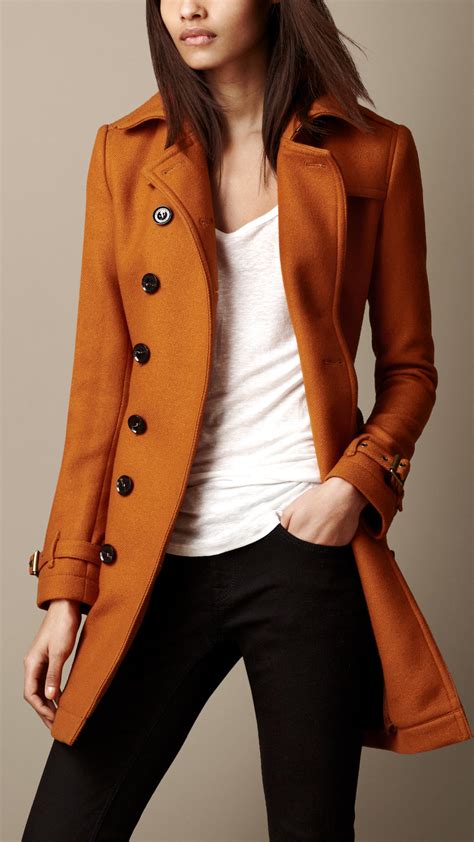 burberry wool coat womens mid length|burberry winter coats for women.